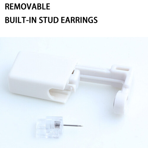 Ear Piercing Gun Kit with Preloaded Studs, Sterile SingleUse Automatic Design, Pack of 8 1