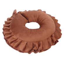 Face Pillow with 360 Neck Support and SlowRebound Comfort, Ergonomic Massage Table Pillow Coffee