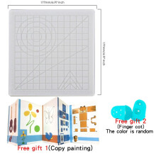 3D Printing Pen with Soft Silicone Pad, 2 Finger Caps & Basic Templates - Small Transparent