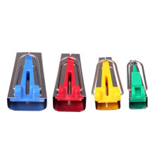 4Pc Patchwork Tools Belt Maker Set, Compatible with Hemming & Crimping Machine, Quilting Bias Tape Maker 25mm 18mm 12mm 6mm for Sewing