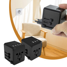 Jacenvly Universal Travel Adapter with 5A Smart Power & Type-C, compatible with USA/EU/UK/AUS, Fathers Day Gift, Home Decor Clearance