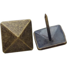 20Pcs - 3/4" 19mm Pyramid Nail Tack Decorative Head Push Pins Pad Fabric Button Bronze