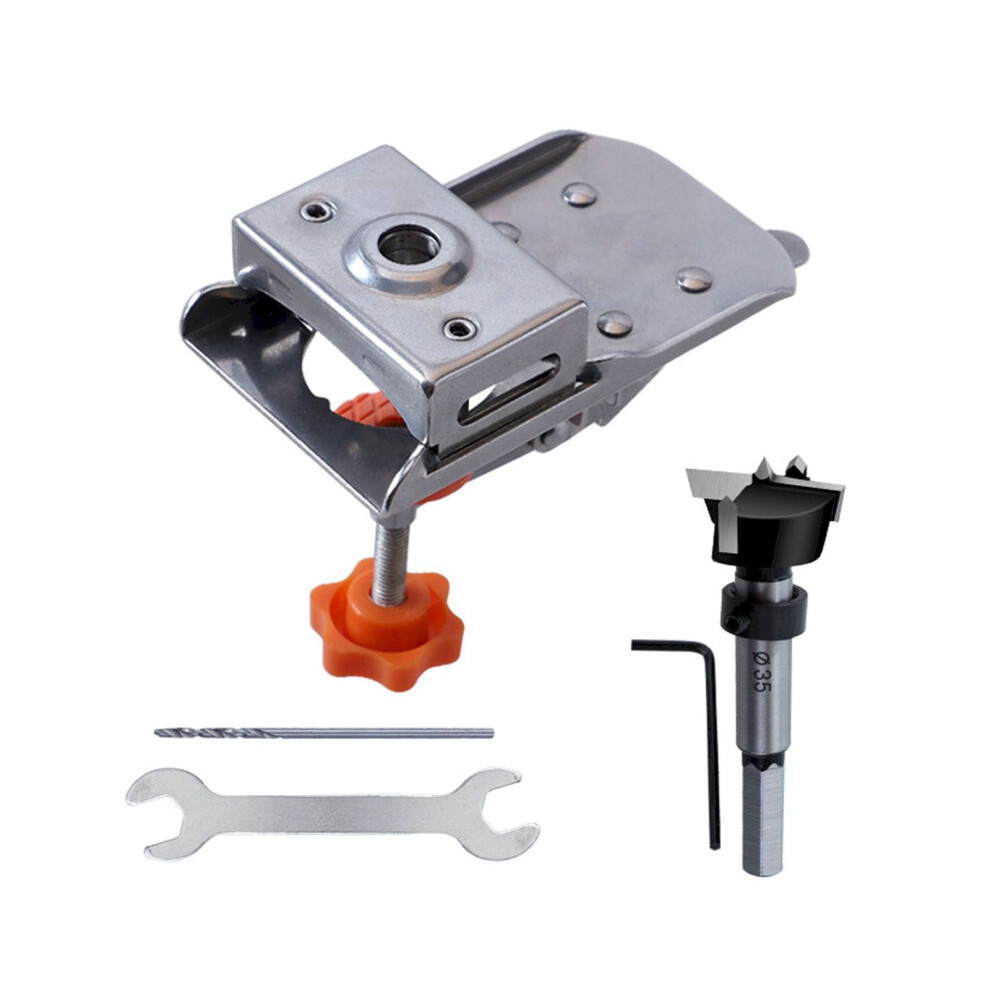 Poaug Woodworking Tools Clearance: 35Mm Adjustable Stainless Concealed Hinge Kit, Compatible With Cabinet Door Drilling, On Sale 9322103615723