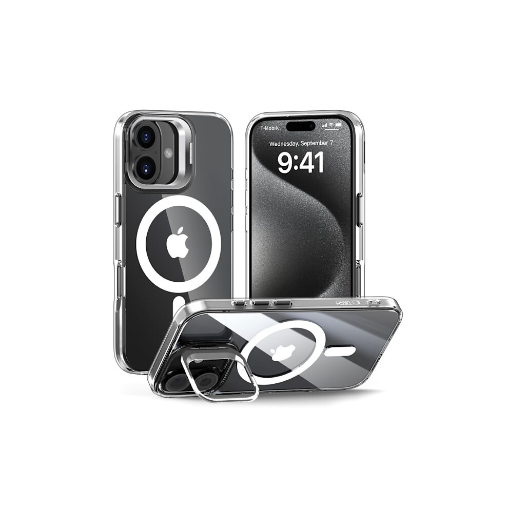Tech-Protect Compatible With Iphone 16 Skal Magsafe Magstand Clear 9322103615259