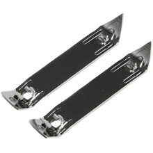 Chef Craft Select Durable Plated Iron Bottle Opener, 4 inch 2 piece set, Stainless Steel