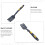 Kitchen Pasta Server Fork Reusable Cooking Food Fork Washable Large Fork Ergonomic Food Fork 5