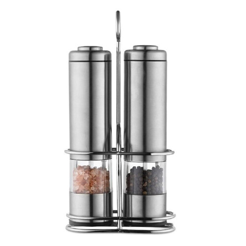 Σετ μύλων αλατιού και πιπεριού WINDLAND Spice Spice, μύλος πιπεριού, αναδευτήρας, πρέσα