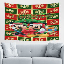 Mickey Mouse Wandteppich, Wanddekoration für Jungen- und Mädchenzimmer, Wohnzimmer, 152 x 102 cm