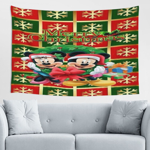Ταπισερί τοίχου Mickey Mouse για αγόρια, κορίτσια, διακόσμηση υπνοδωματίου, σαλόνι 60*40in