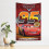 Ταπισερί τοίχου Lightning McQueen, αδιάβροχο ύφασμα πολυεστέρα για υπνοδωμάτιο, σαλόνι, 3
