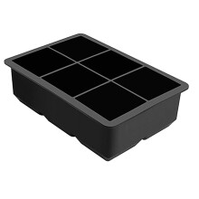 Bandejas para cubitos de hielo SDJMa, moldes de silicona grandes cuadrados para cubitos de hielo para cócteles, bandeja para hacer cubitos de hielo