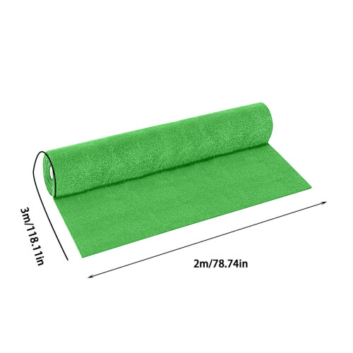 Tappeto artificiale per esterni, balcone artificiale in plastica, verde scolastico 2