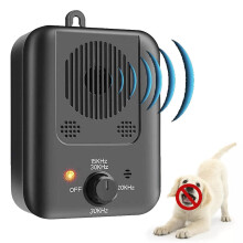 Anti Barking Device with Adjustable Sensitivity, Long Range Ultrasonic Dog Bark Control for Indoor Outdoor Use, Rechargeable