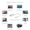 Μετατροπέας Thunderbolt3USB-C σε Mini DisplayPort Type-C Mini DP Adapter (Ασημί) 6