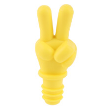 Bouchon de bouteille de vin créatif en silicone, design unique et amusant, réutilisable, écologique, étanche, non toxique et sans goût.