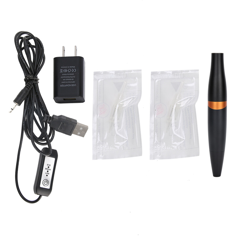 Professional Tattoo Device, Pure Metal Shell Electric Design With High-Frequency Needle Output, Stable Rotation For Permanent Eyebrow Makeup, Tattoo