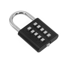 Cadeado inteligente com combinação de 10 dígitos em liga de zinco para malas.