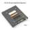 jixopn Suporte Adaptador de Disco Rígido SSD de 2,5 polegadas para 3,5 polegadas - Dock/Caixa 8