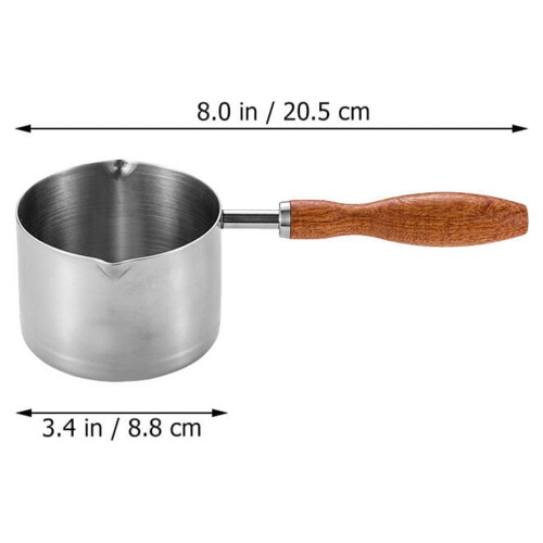 Household Saucepan with Handle Multi-function Milk Pot Milk Sauce Pan for Boiling Eggs 1