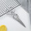Kitchen 1021 All Stainless Steel Multi-Functional Pear-Shaped Scissors, Stainless Steel Multi-Functional 4