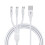 Καλώδιο 3 σε 1 συμβατό με iPhone, Type C, Micro USB - Γρήγορη φόρτιση για συμβατότητα με Samsung 1