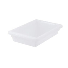 Soro Essentials 45,7 x 30,5 x 8,9 cm große Polypropylen-Vorratsbox (7,6 Liter), weiß – Stapelbarer Behälter für Zuhause, Bar, Restaurant, Hotel