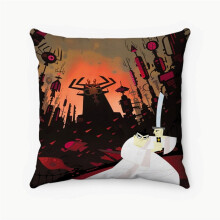 AIVO Samurai Jack Anpassat Örngott Personligt Spunnet Polyester Fyrkantigt Örngott Dekorativ Kudde Säng Soffa Kuddfodral Heminredning tum
