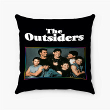 AIVO The Outsiders2 – Personalisierter Kissenbezug aus Polyestergewebe, quadratisch, dekorativ, für Bett, Sofa oder als Dekokissen, 1 Zoll