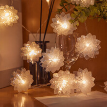 Juletilbud! Avtoify LED-blomsterlyslenker Bryllup Innendørs Utendørs Juledekorasjoner For Tenåringsjenter