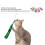 Baguette à chat avec plume, pompon et ruban de rechange 5