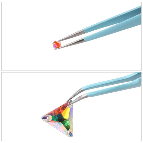 1 σετ τσιμπιδάκια Bend+Straight τσιμπιδάκια από ανοξείδωτο ατσάλι Αξεσουάρ ραπτικής 2