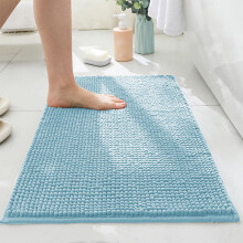 Tapetes de banheiro Kdkad, tapetes de banho felpudos superabsorventes, tapete de chenille de pelo curto ultradenso antiderrapante para casa, quarto e