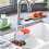2 organizer da cucina con porta spugne 2