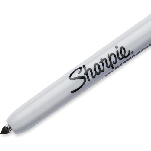 Μόνιμοι Μαρκαδόροι Sharpie Retractable, Λεπτής Σημείου, Μαύροι, 36 Τεμάχια 1
