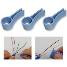 Netzwerkkabel-Entdrillwerkzeug, Kabelrichtwerkzeug für CAT5/CAT5e/CAT6/CAT7-Drahtpaare, Trennwerkzeug zum schnellen und einfachen Entdrillen (6)