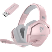 NUBWO G06 2,4 GHz:n langattomat pelikuulokkeet, 3-in-1:ssä langattomat pelikuulokkeet PlayStation-konsolille, BT-tila Switchille, langallinen tila