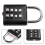 8-Digit Combination Padlock, Zinc Alloy Smart Password Lock for Suitcase, Secure and Customizable 8