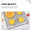 2 Pcs Non-Stick Cold Rack Loaf Bread Home Baking Supply Black Tinsel Rectangle Design Cooling Rack 4