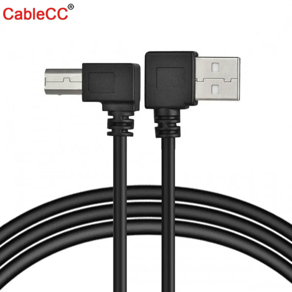For Printer Cable 50Cm 100Cm A Male Usb 2.0 Angled 90 Degree Left To 9004841182223