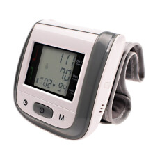 Wrist Blood Pressure Monitor Tonometer LCD Digital Display Automatic Blood Pressure Meter Household Use Easy-Wrap Cuff