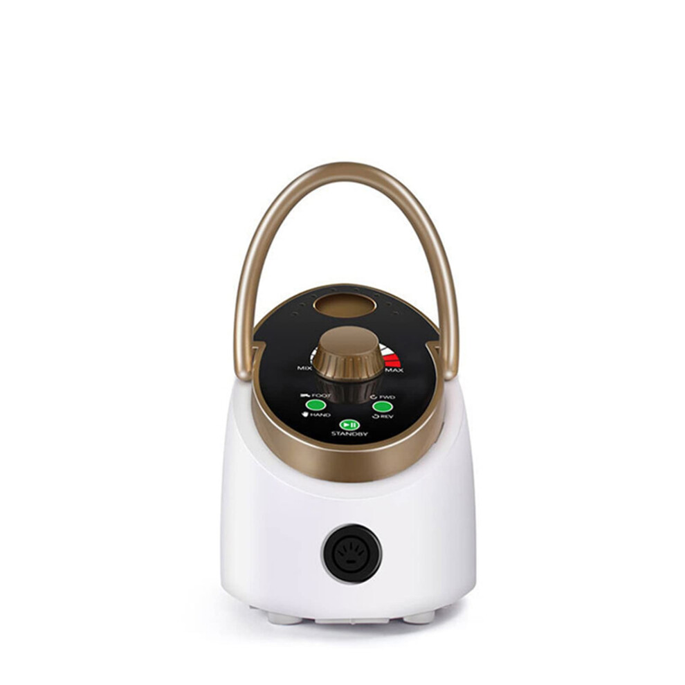 Gold Electric Nail Drill 35000Rpm For Acrylic Nails Professional Manicure Pedicure 65W