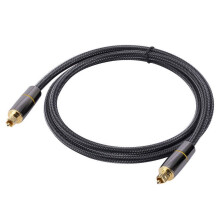 Optisches Audiokabel, digitales Glasfaserkabel, Toslink 1 m, SPDIF-Koaxialkabel für Verstärker, Player und Soundbars