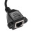 Καλώδιο επέκτασης δικτύου Ethernet LAN 1FT RJ45 αρσενικό σε θηλυκό με βίδα για τοποθέτηση 4