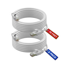 Cat6 Ethernet-kabel 4,5 m, CCA Ethernet-kabel, UTP, LAN-kabel, netværkskabel, Ethernet-kabel med RJ45-stik,