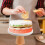 1 stk. nordisk stil desserthylde dessertstativ dessertopbevaringsdisplaystativ 3