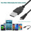 50cm krátký micro USB 1A nabíjecí datový kabel pro telefony a tablety s Androidem 4