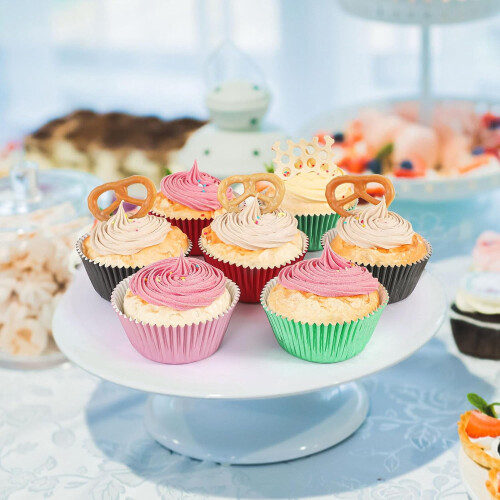 Χαρτόνια POWKOL για cupcakes, Χάρτινα χαρτόνια ψησίματος, Χύμα περιτυλίγματα για cupcakes, 1