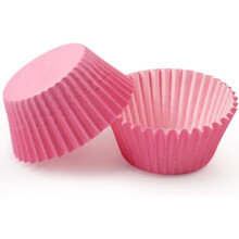 POWKOL Cupcake betétek, Sütőpapír, Cupcake csomagolópapír, Nagy tételben, Cupcake kapszlik, Muffin sütőpapír poharak (300 db rózsaszín,