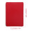 Capa de couro para e-book, compatível com leitores eletrônicos, em PU vermelho superfino. 3