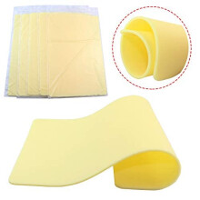 3mm Double Sided Tattoo Practice Skin Pad with Realistic Texture, Reusable Silicone Sheet 8x12in